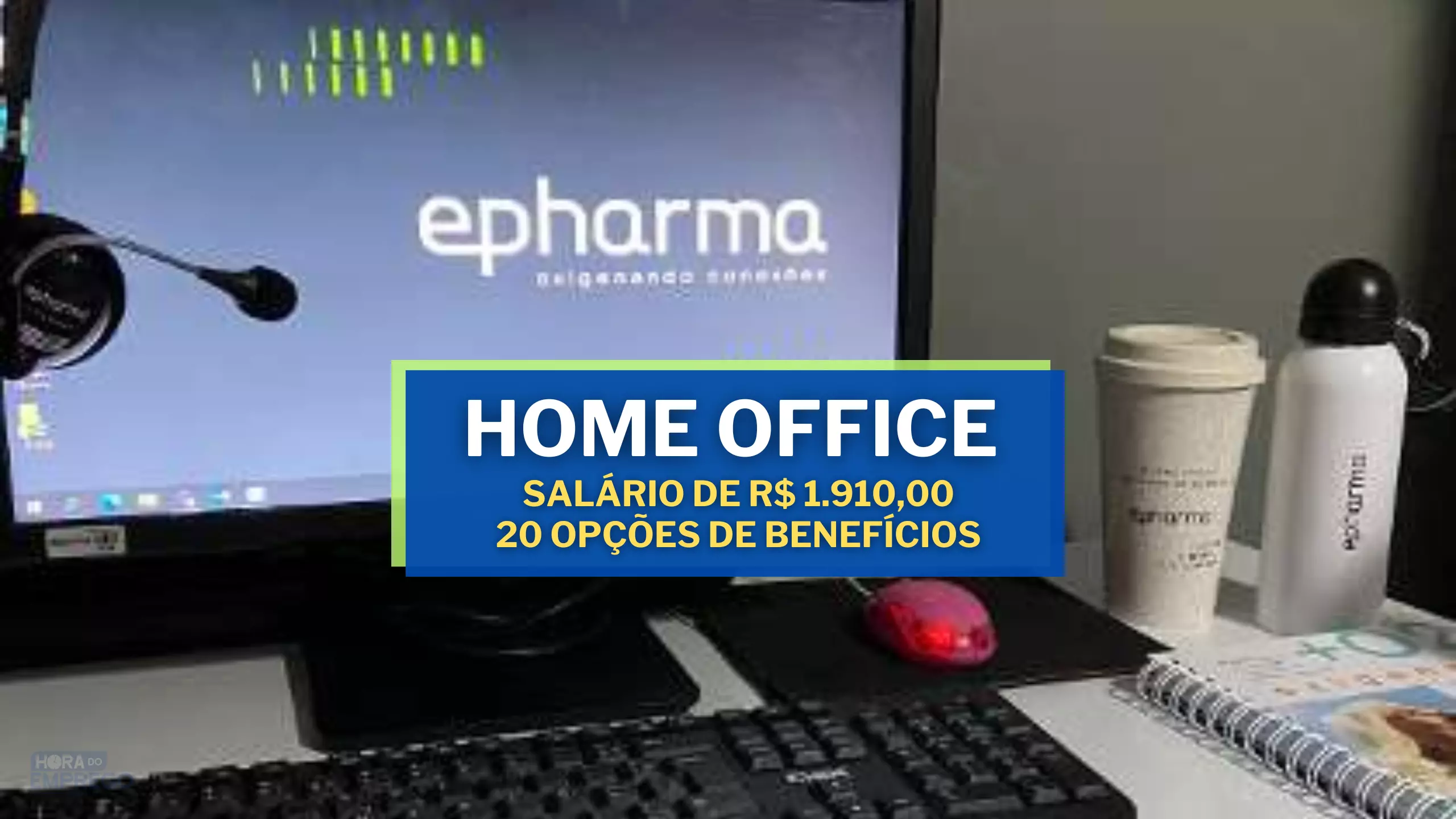 Epharmer abre vagas HOME OFFICE para Assistente Administrativa com salário de R$1.910,00 e 20 opções de benefícios
