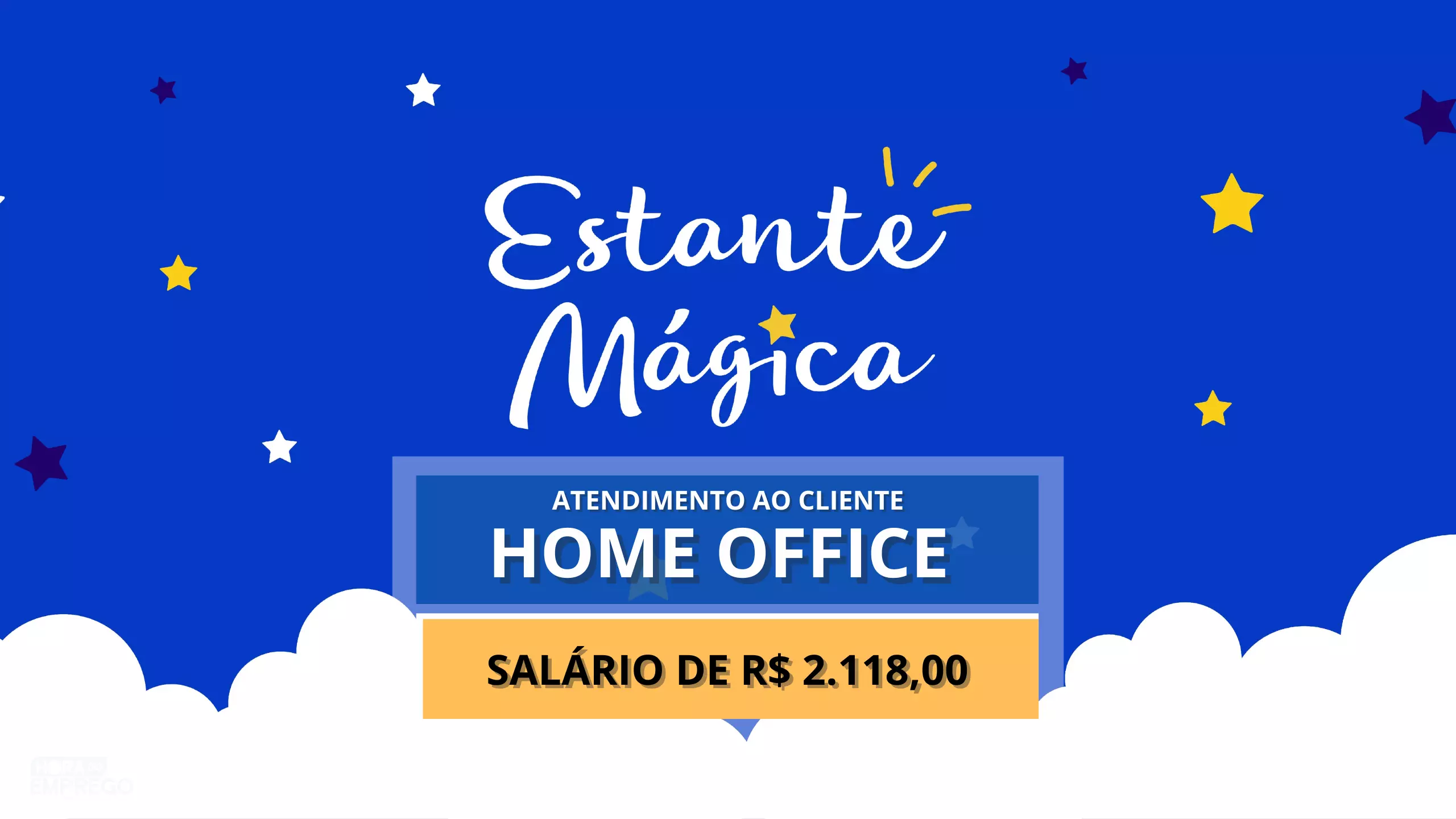 Estante Mágica abre vagas 100% HOME OFFICE para Atendimento ao Cliente com salário de R$ 2.118,00