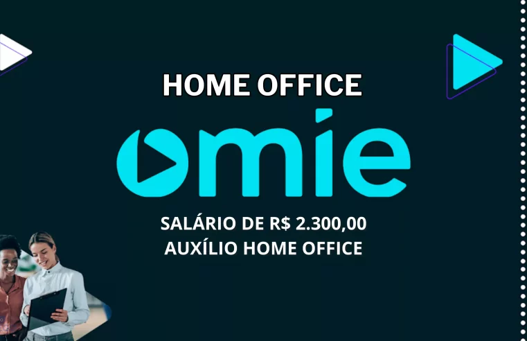 Omie anuncia vaga HOME OFFICE para Assistente de Atendimento com salário de R$ 2.300 ,00 e Auxílio Home office