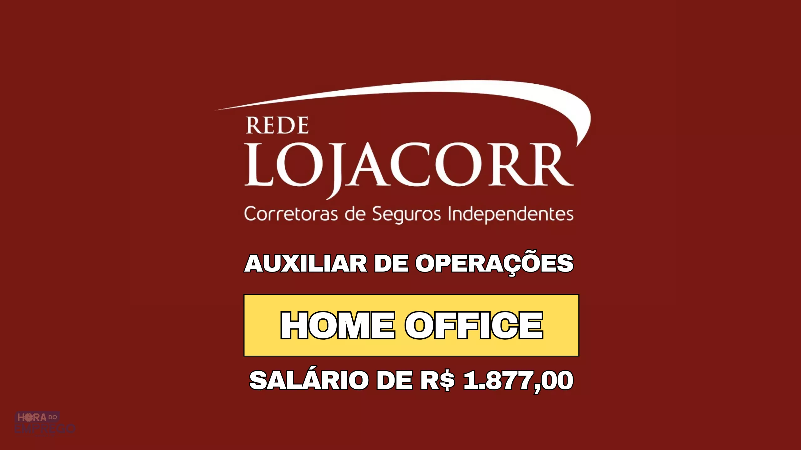 Lojacorr abre vaga 100% HOME OFFICE para Auxiliar de Operações com salário de R$ 1.877,00
