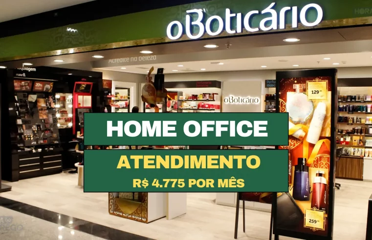 Grupo Boticário abre vaga HOME OFFICE para Analista de Atendimento II Canal Direto com salário de até R$ 4.775 por mês