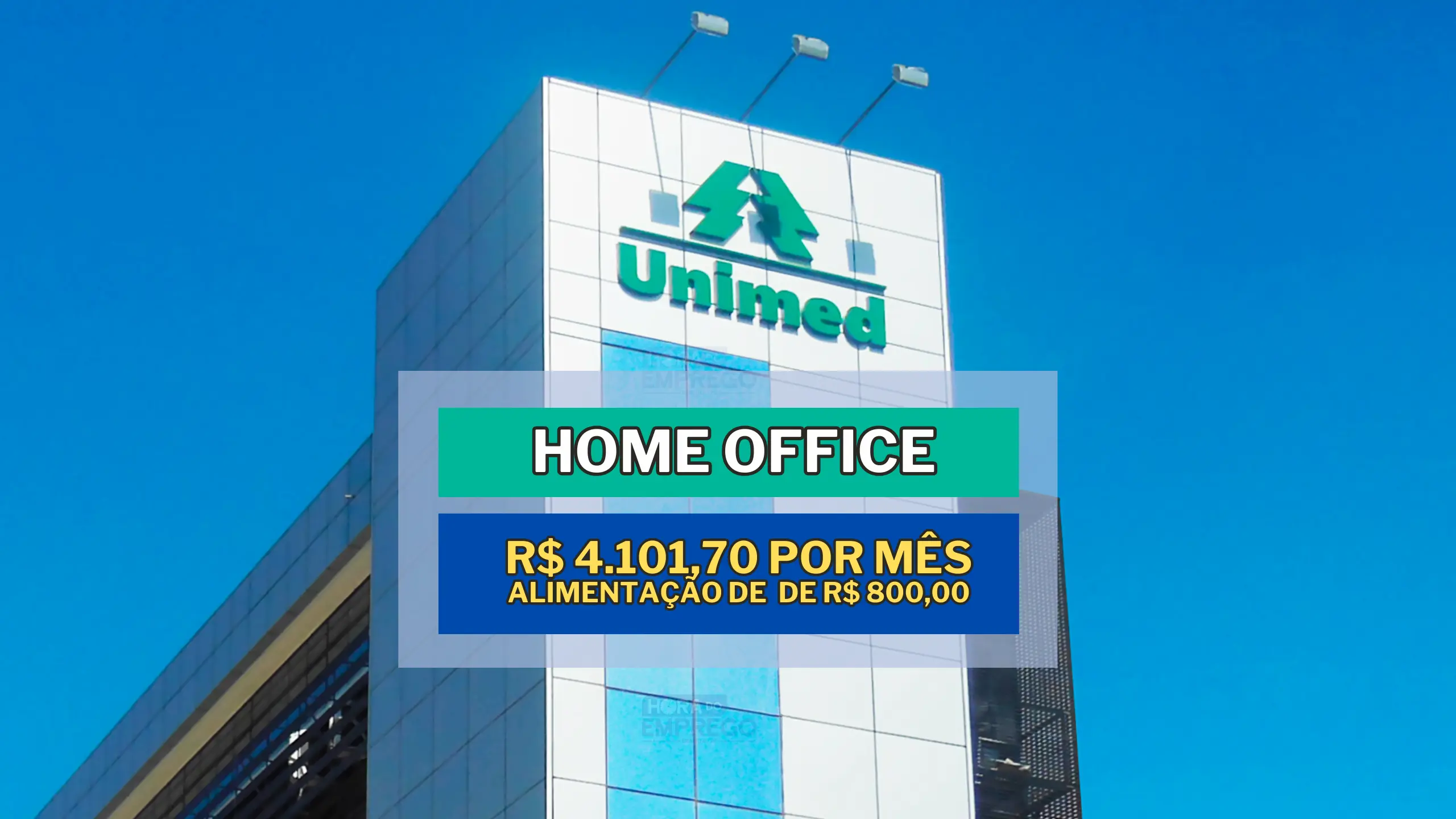 Unimed acaba de anunciar vagas HOME OFFICE com salário de R$ 4.101,70 mil e VA de R$ 800,00 para Analista de Compras e Contratos
