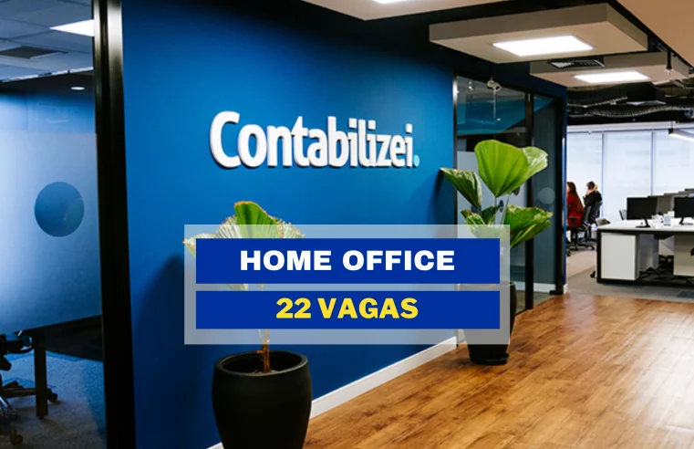 22 vagas Home Office! A empresa Contabilizei abriu vagas HOME OFFICE para TRABALHAR DE CASA em DIVERSAS ÁREAS 100% remoto