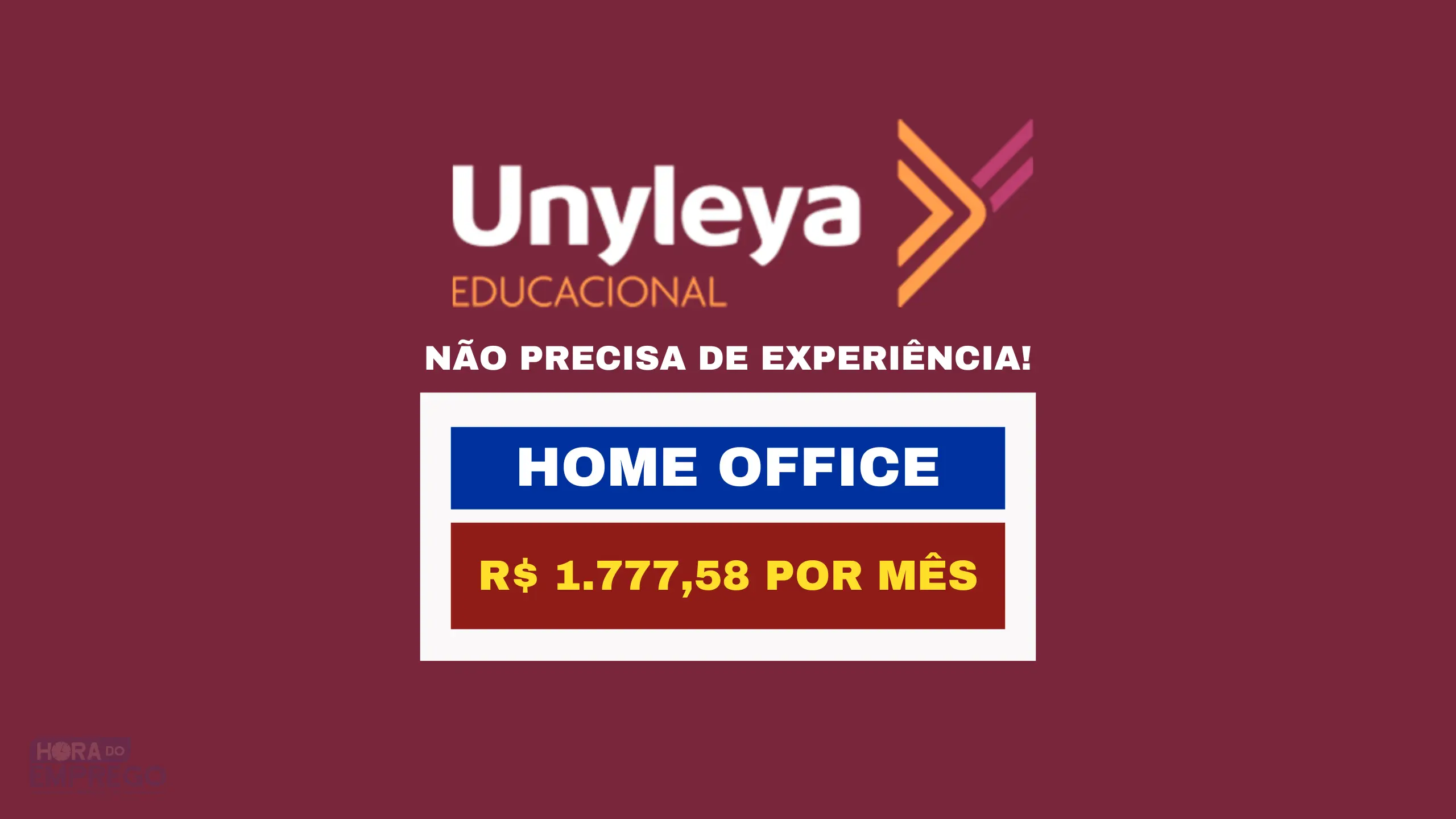 Sem experiência! Unyleya Educacional abre vagas HOME OFFICE com salário de R$ 1.777,58 para Auxiliar de Resgate Acadêmico