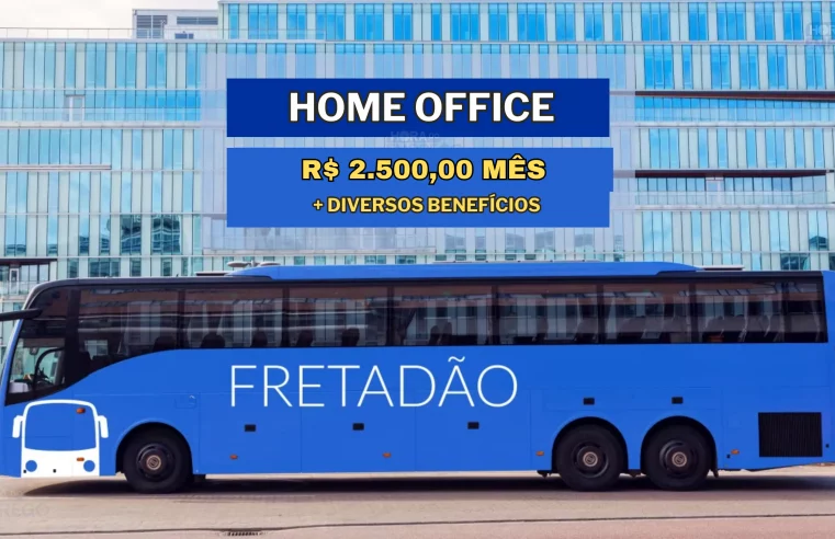 TRABALHE DE CASA: FRETADÃO ABRE VAGA HOME OFFICE PARA ANALISTA DE ATENDIMENTO I (CX) COM SALÁRIOS DE ATÉ R$ 2.500,00